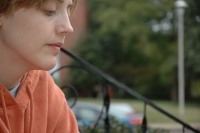depressed woman